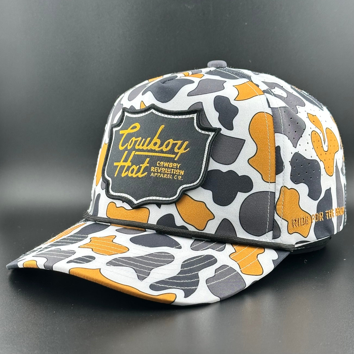 NOLA White “Cowboy Hat” - Performance Patch Rope Hat