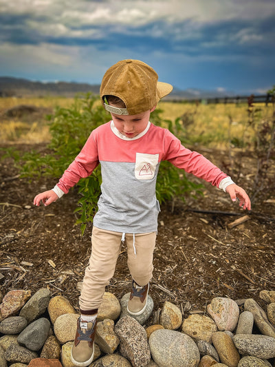 Mountain color block bamboo
