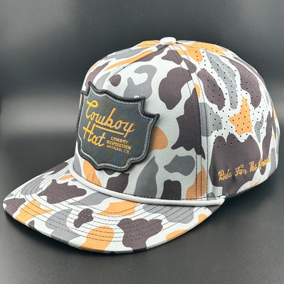 Concrete Camo Patch “Cowboy Hat” - Performance Rope Hat