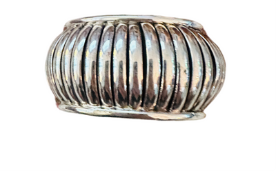 Handcrafted Rolled Sterling Silver Cuff Bracelet