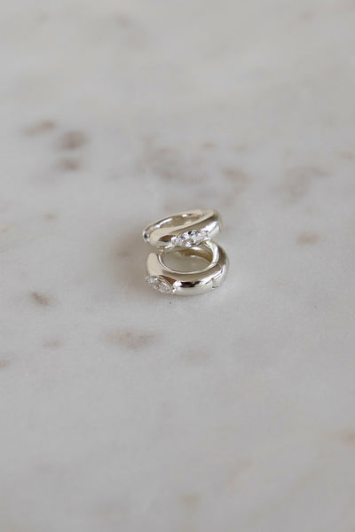 AURUM SILVER HOOPS