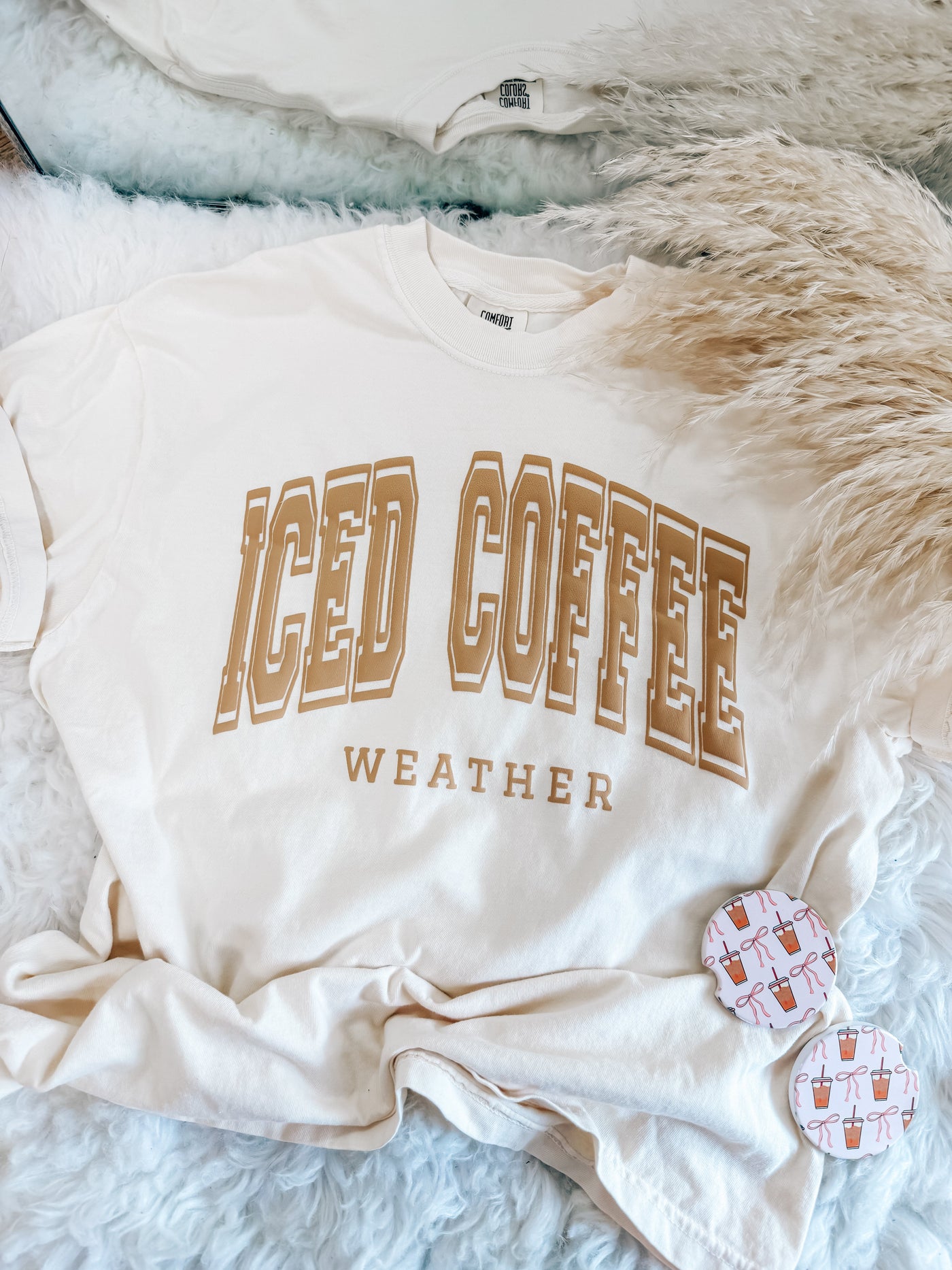 Iced Coffee Weather Puff Tee