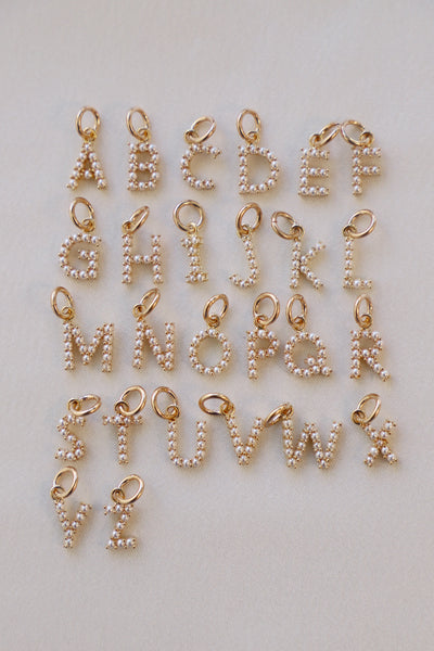 PEARL INITIAL CHARM