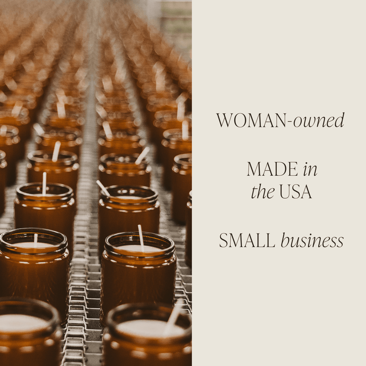 Cashmere and Vanilla Soy Candle - Amber Jar - 9 oz