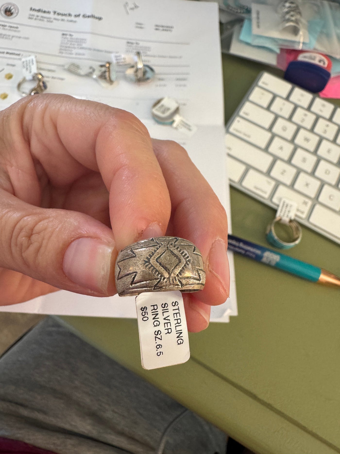 Florence Tahe Aztec Ring