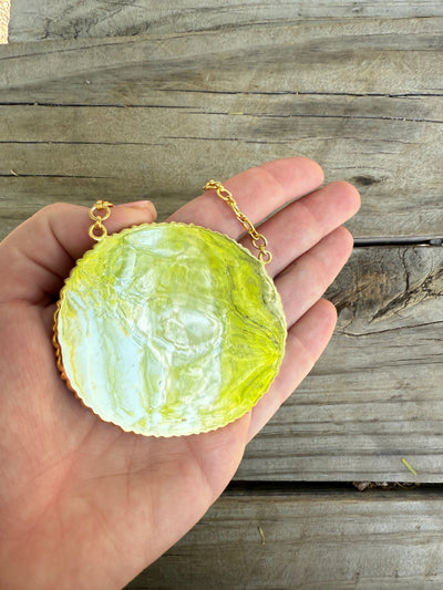 “The Golden Collection” Handmade Gold Plated Sterling Silver Kingman Turquoise Cluster Necklace