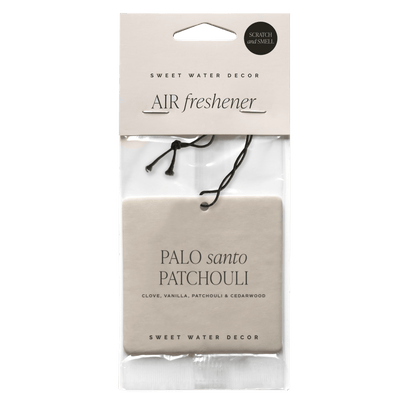 Palo Santo Patchouli Hanging Air Freshener