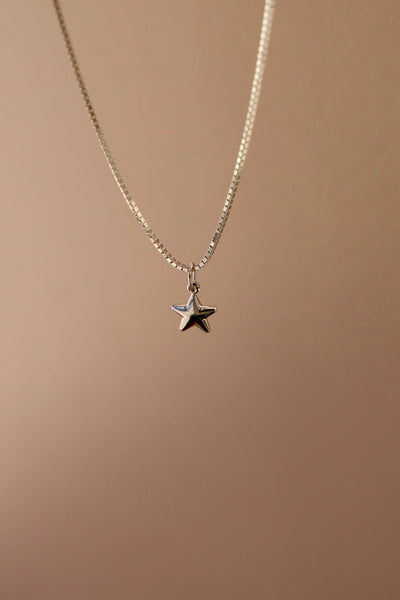 SILVER STAR CHARM