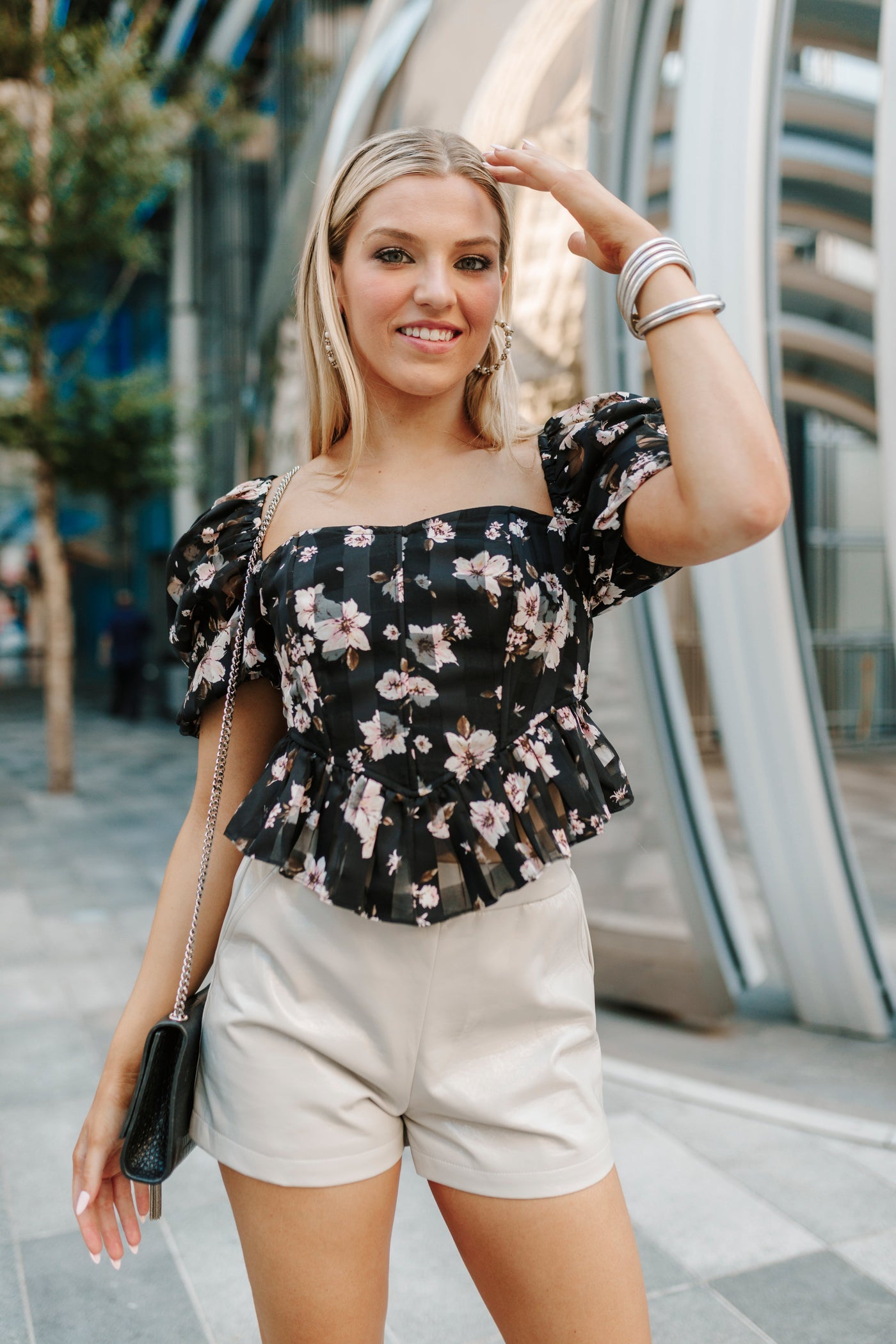 Chloe Bustier Top - Flower Basket