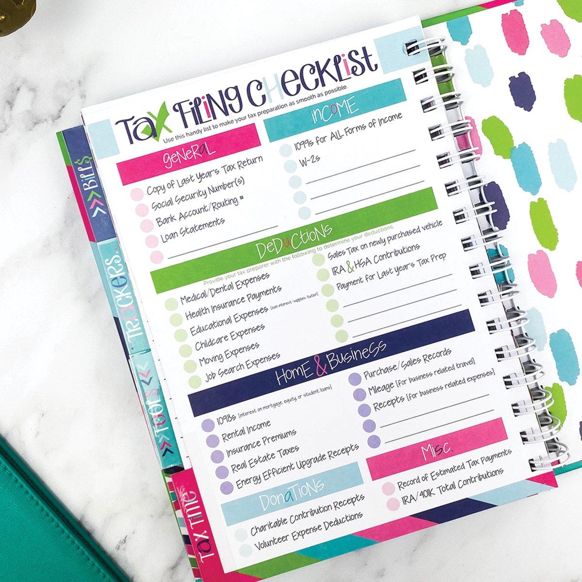 Budget Binder™ Bill Tracker Financial Planner