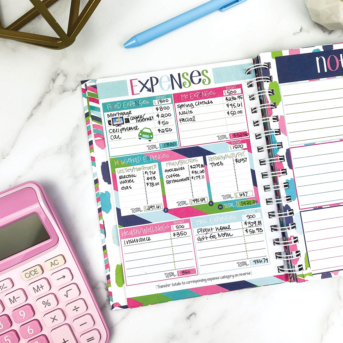 NEW! 2026-27 Dream Gift Bundle + BONUS 2026 Mini Calendar | Reminder Binder® Planner, Gratitude Finder® Journal and Budget Binder™
