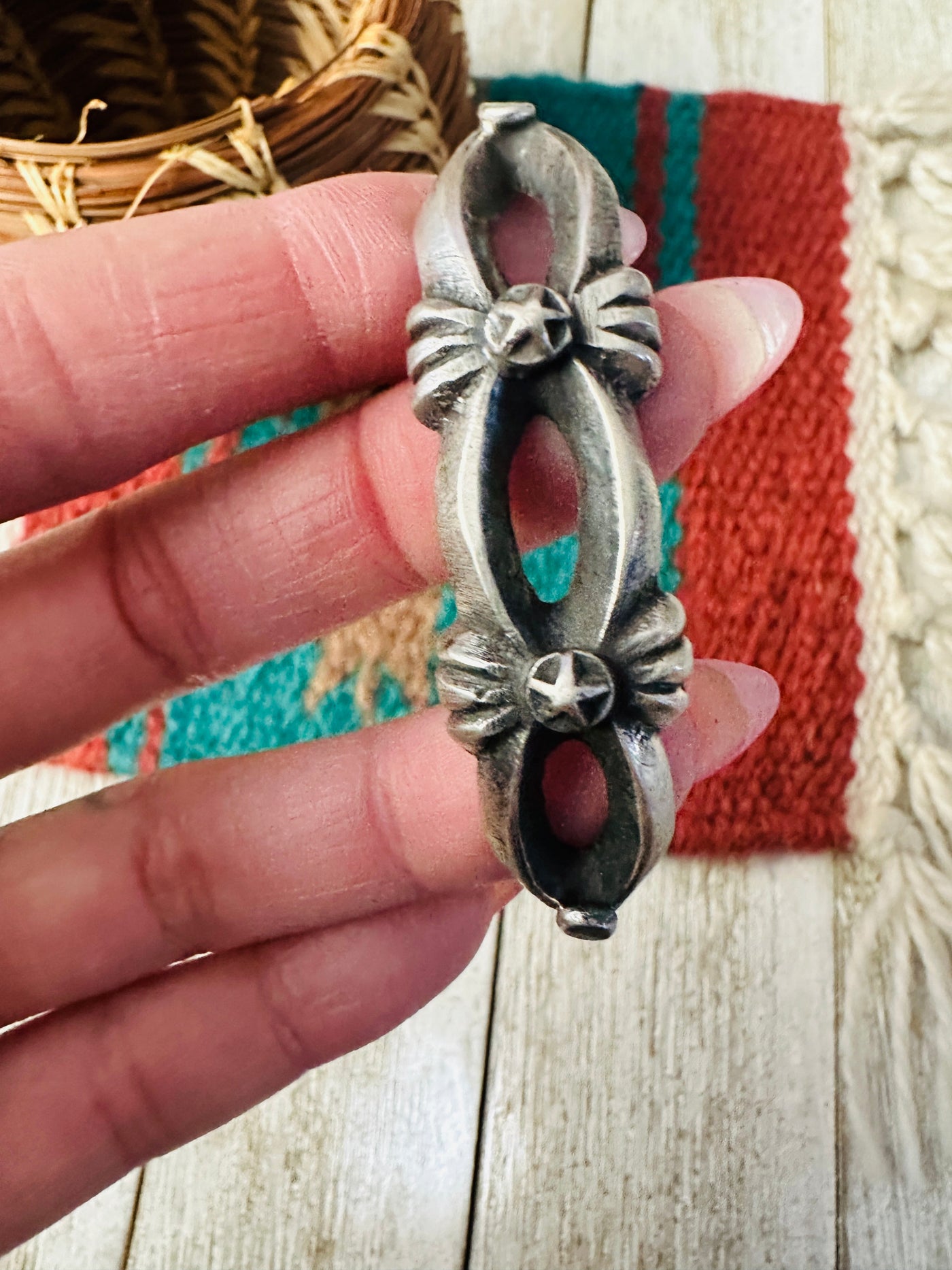 Handcrafted Sterling Silver Cuff Bracelet by Chimney Butte