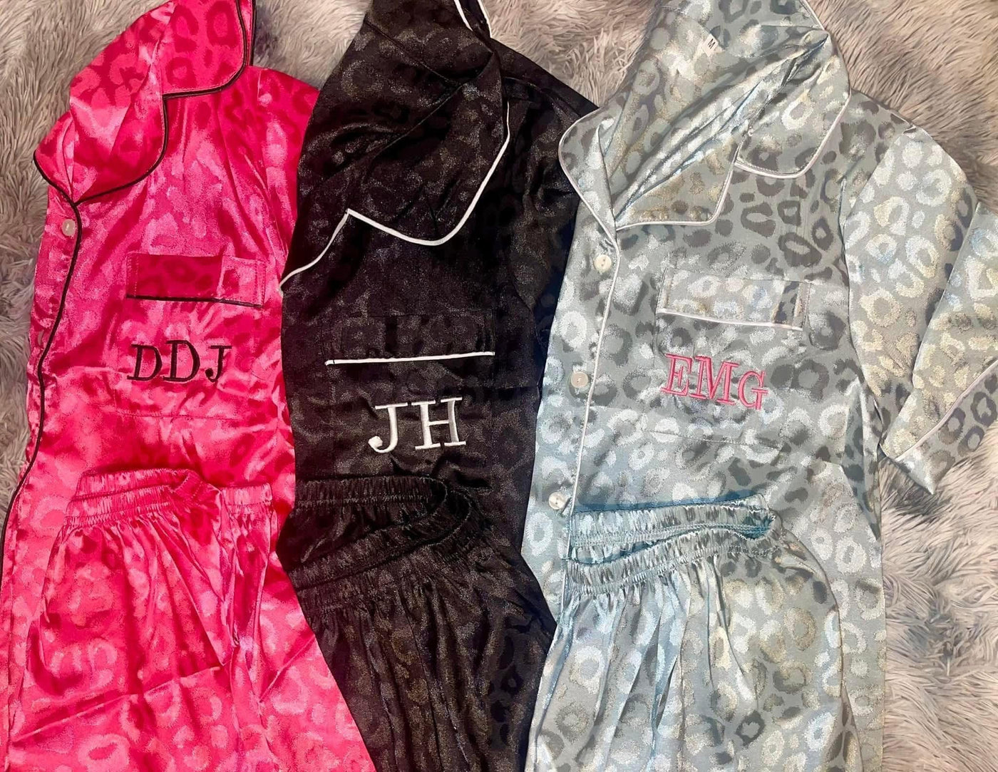 Girl Gang Custom Embroidered Pajamas