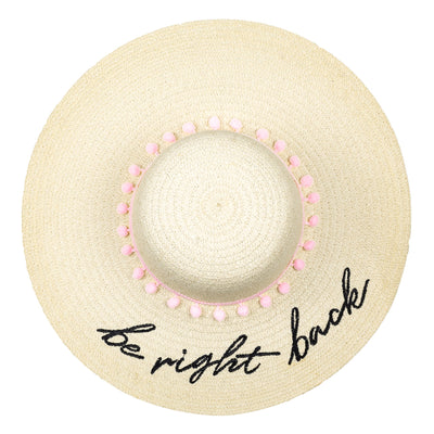 Be Right Back Beach Hat