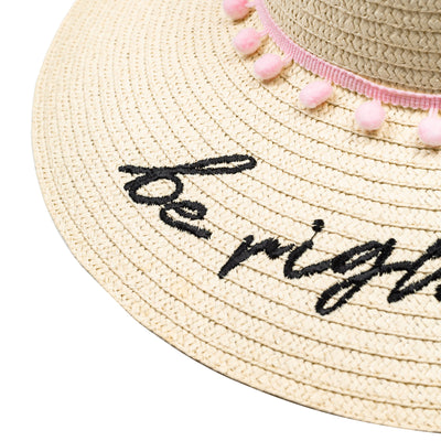 Be Right Back Beach Hat