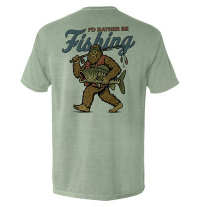 I'd Rather Be Fishing Bigfoot