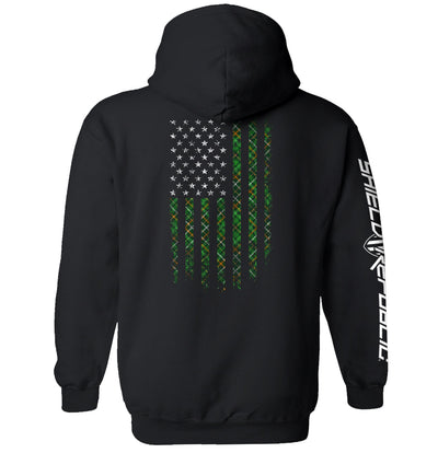 Irish Plaid American Flag