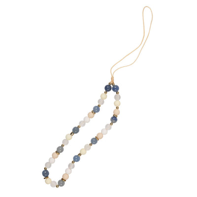 Blue Willow Charm Wristlet