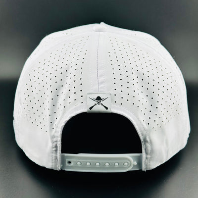 “Cowboy Hat” Performance Patch Rope Hat - White