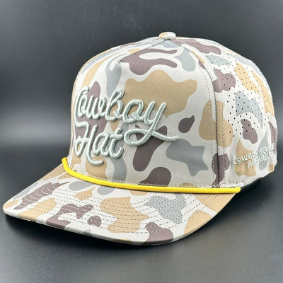 Marshland Camo Script “Cowboy Hat” - Performance Rope Hat