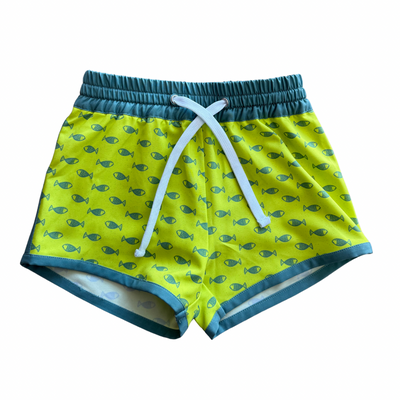 neon fish hybrid shorts