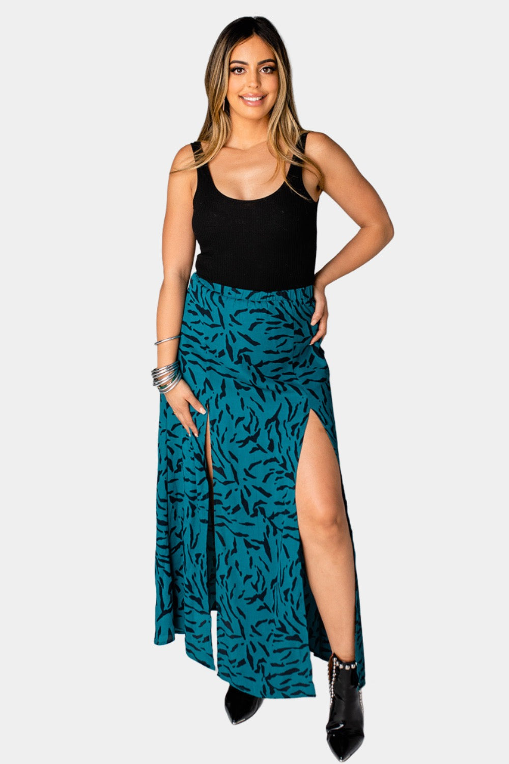 Bridget Maxi Skirt - Juniper