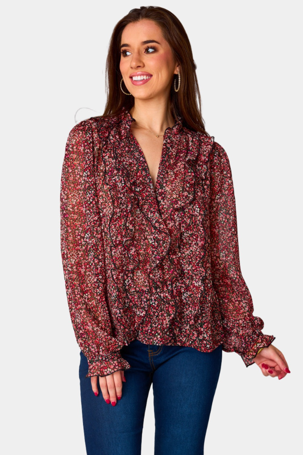 Lonnie Long Sleeve Blouse - Amour