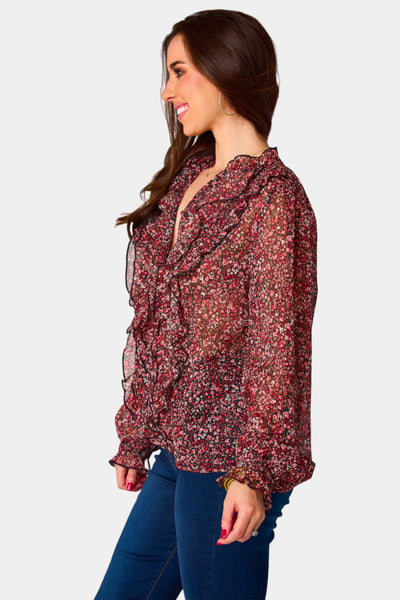 Lonnie Long Sleeve Blouse - Amour