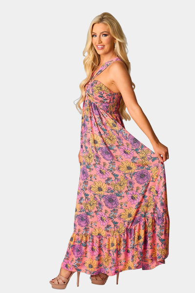 Charlotte Halter Maxi Dress - Nectar