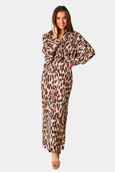 Jude Long Sleeve Maxi Dress - Kiara