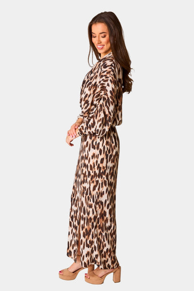 Jude Long Sleeve Maxi Dress - Kiara