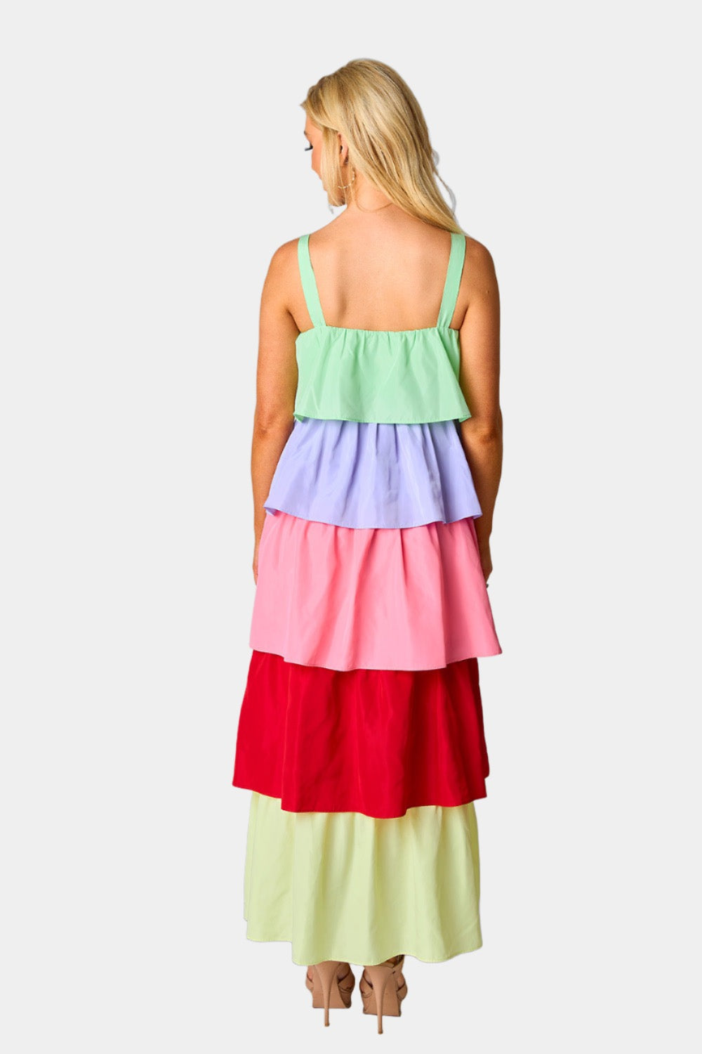 Agnus Tiered Maxi Dress - Mystic