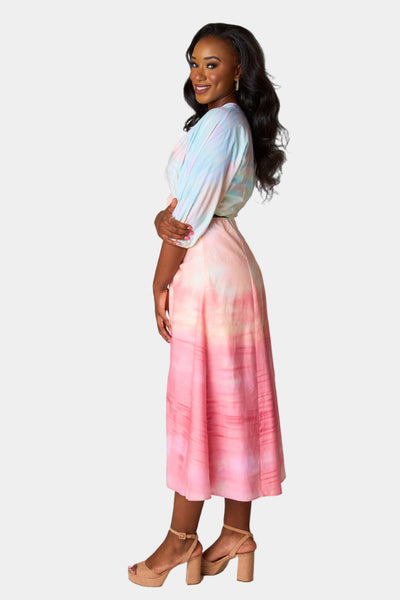 Maxine Cut Out Midi Dress - Unicorns