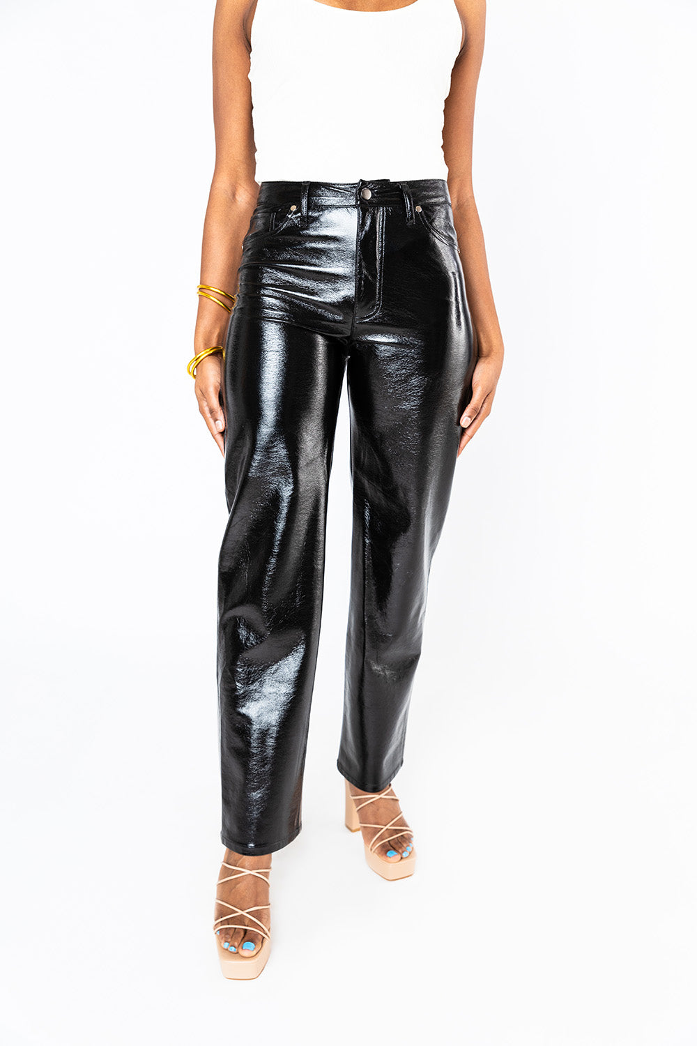 Yara Straight Leg Pants - Black