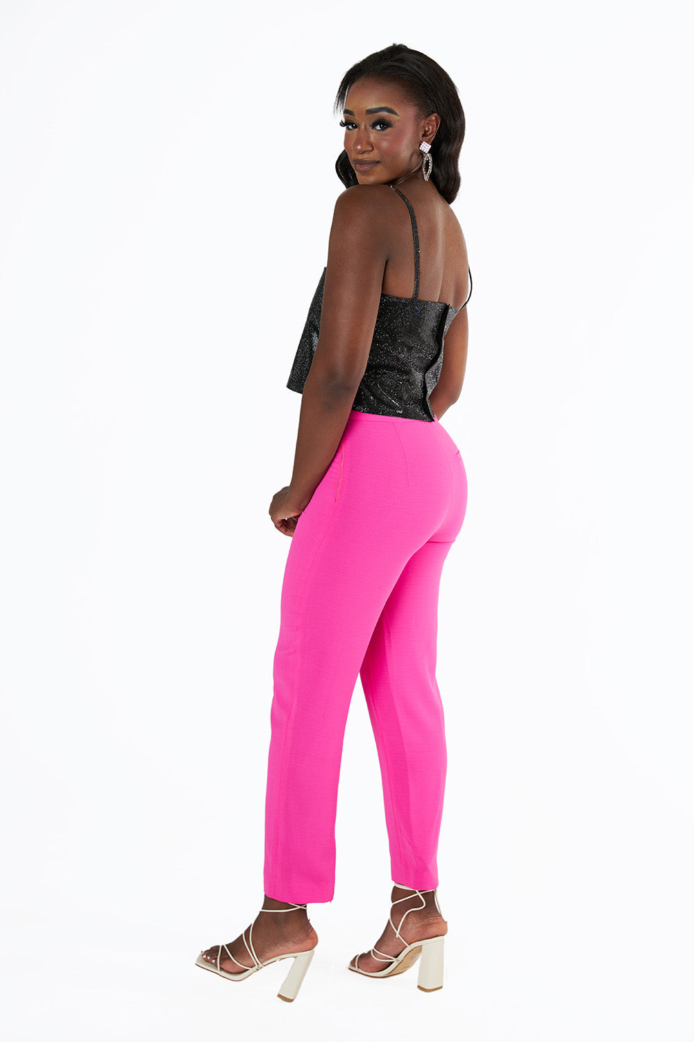 Waldorf High-Waisted Pants - Azalea