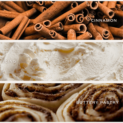 Cinnamon Rolls Soy Candle - White Jar - 11 oz