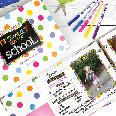 Class Keeper® School Days Memory Book + BONUS App Membership + BONUS Earn & Learn® Chore Chart Pad | (2) Styles