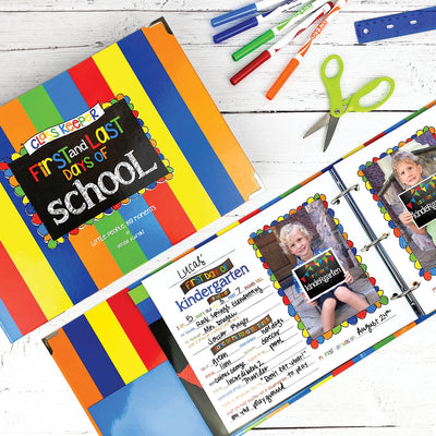 Class Keeper® School Days Memory Book + BONUS App Membership + BONUS Earn & Learn® Chore Chart Pad | (2) Styles