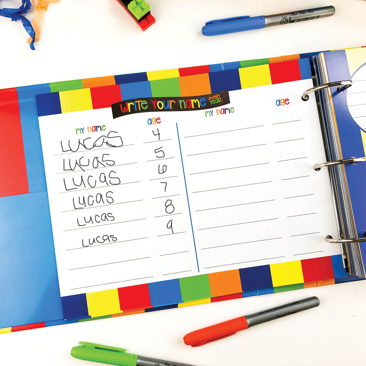 Class Keeper® School Days Memory Book + BONUS App Membership + BONUS Earn & Learn® Chore Chart Pad | (2) Styles