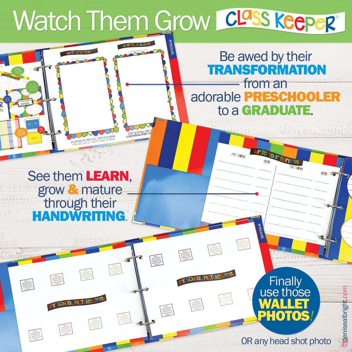 Class Keeper® School Days Memory Book + BONUS App Membership + BONUS Earn & Learn® Chore Chart Pad | (2) Styles