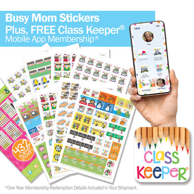 Mom’s Favorite Stickers + BONUS App Membership | Fun, Creative Sticker Sets for Moms & Kids