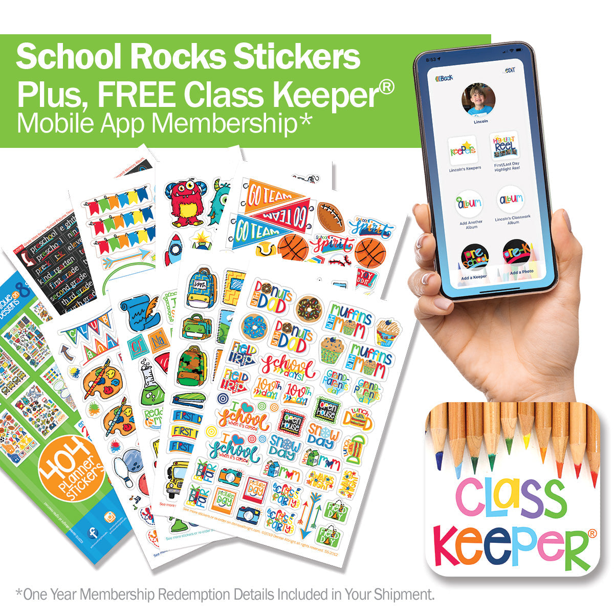 Mom’s Favorite Stickers + BONUS App Membership | Fun, Creative Sticker Sets for Moms & Kids