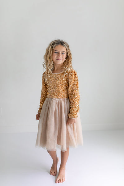 Champaign Sequin Dress