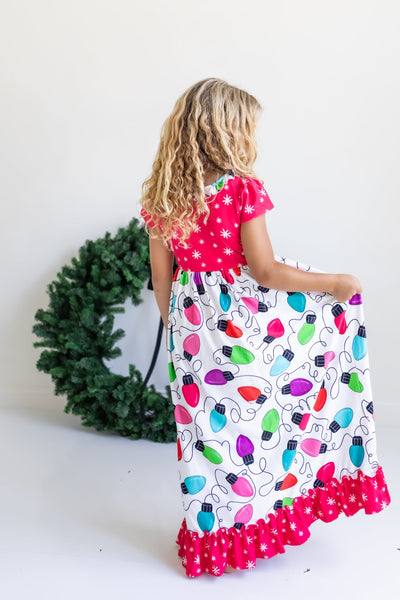 Christmas Lights Lounge Play Gown