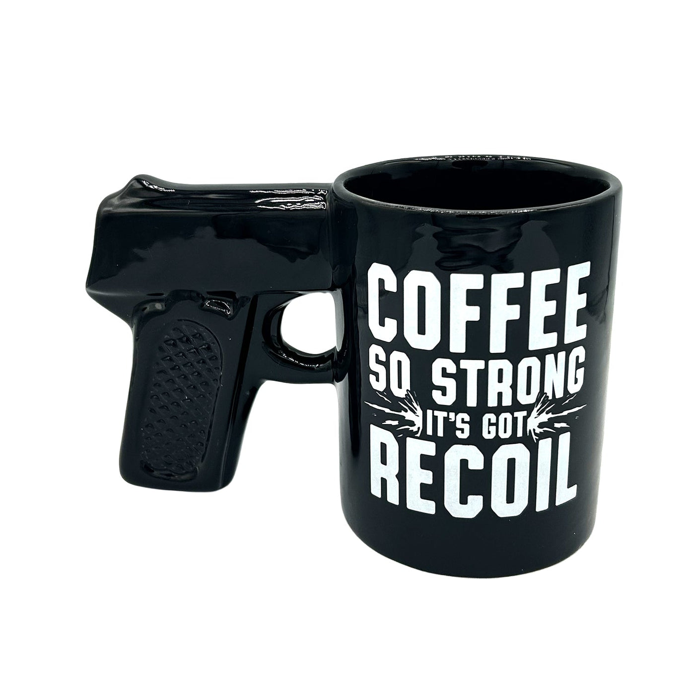 Coffee So Strong It's Got Recoil Sidearm Sipper