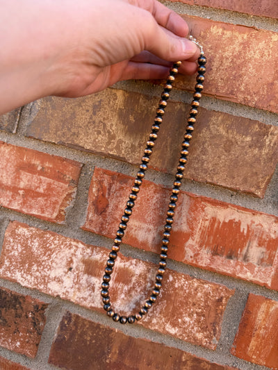 The Barlow Copper Pearl Necklace | 21.5 inch