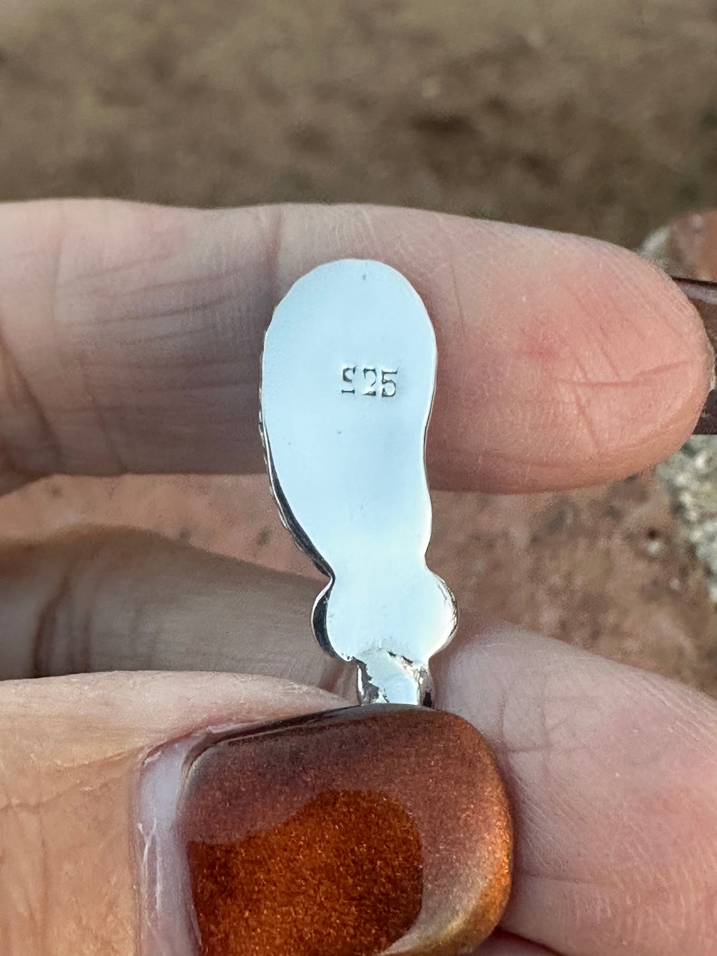 Handmade Sterling Silver and Turquoise Hat Pin