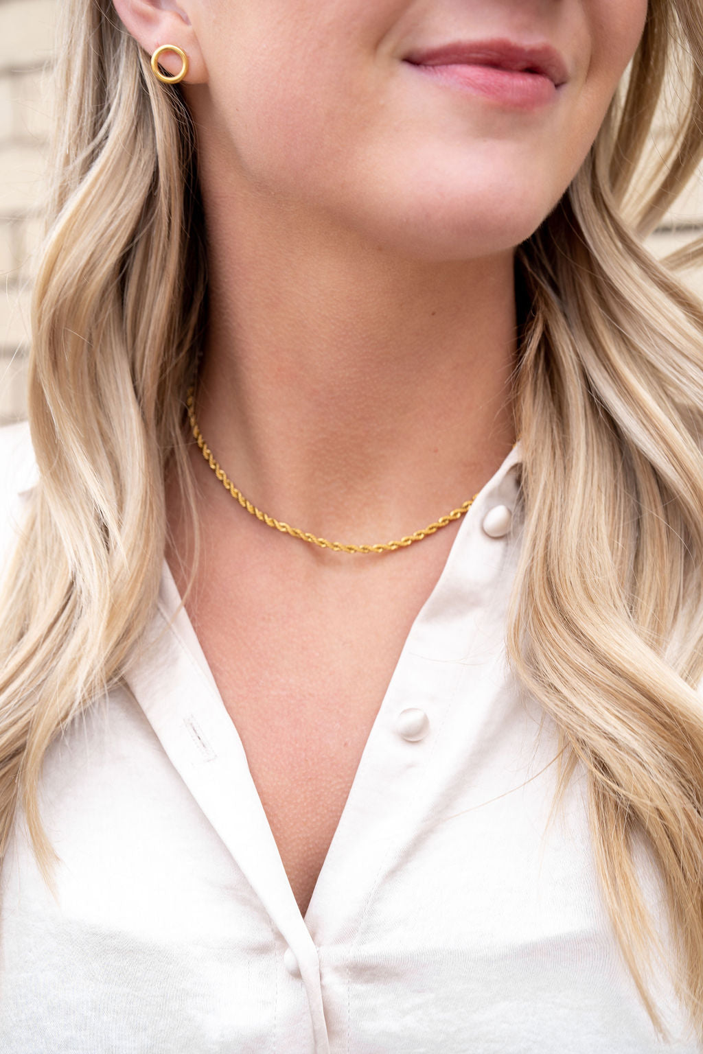 Luxe Silver Rope Chain - 18"