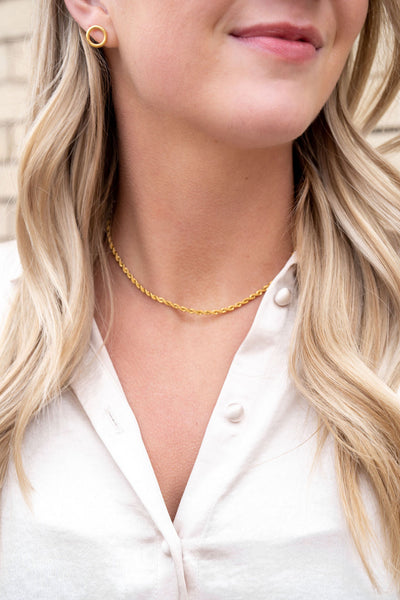 Luxe Silver Rope Chain - 18"