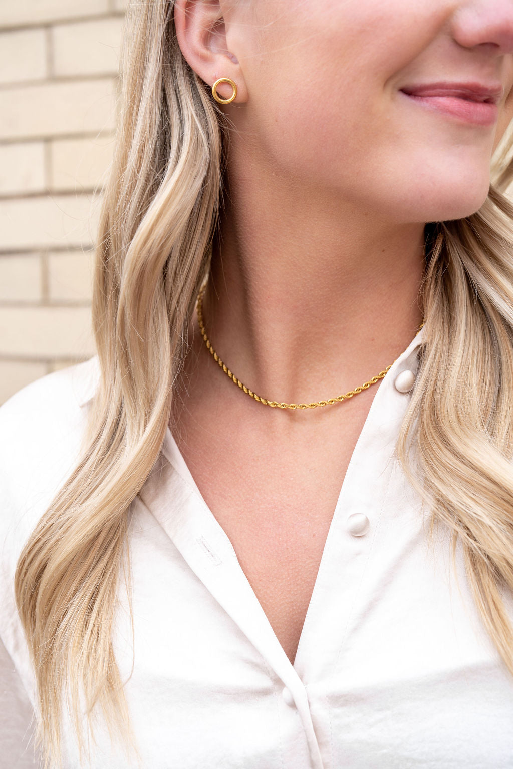 Luxe Silver Rope Chain - 18"